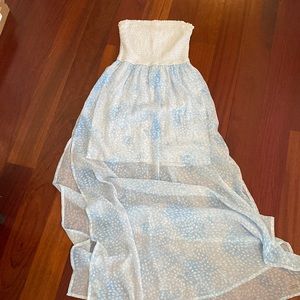 Abercrombie & Fitch strapless maxi dress